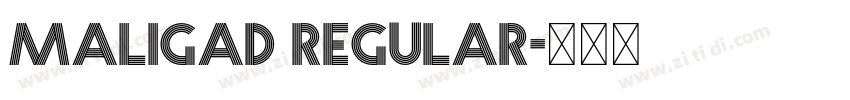 Maligad Regular字体转换